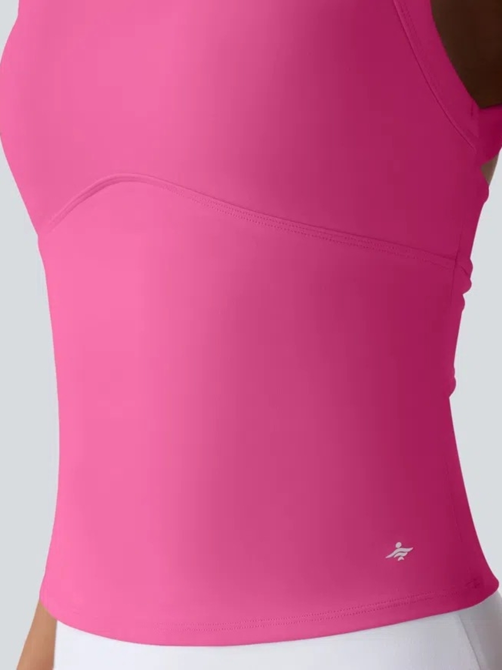 HALARA NWOT SoftlyZero™ Plush Cut Out Yoga Tank Top A-D Cups In Fuschia Purple